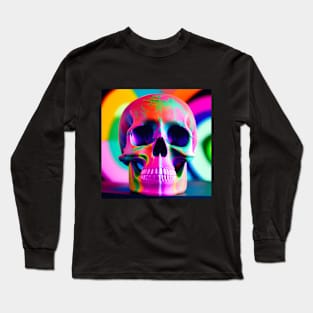 Colorful Skull Long Sleeve T-Shirt